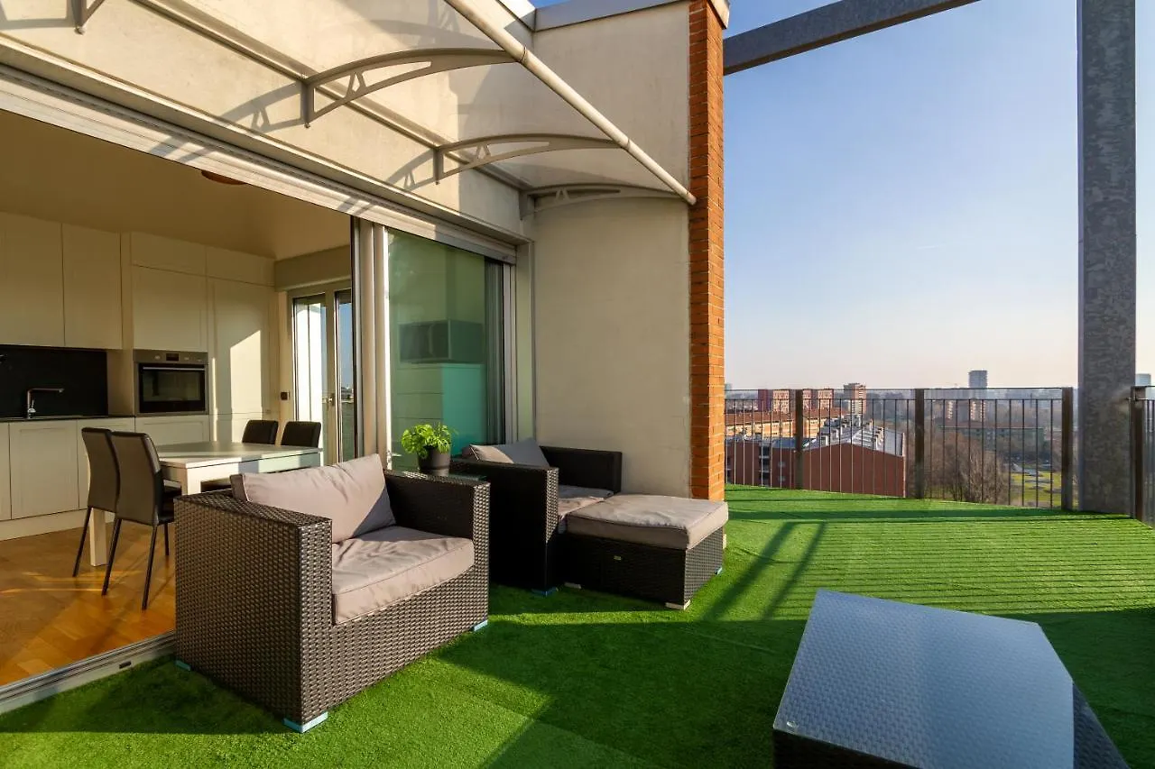 Terrazza Panoramica Sleepinmilan Hotel Sesto San Giovanni Guest house